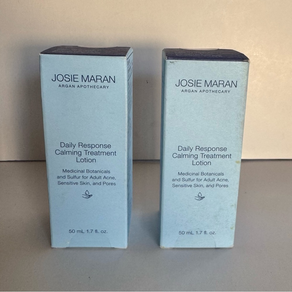2 Pack Josie Maran Daily Response Calming Treatment 50 Ml Each.